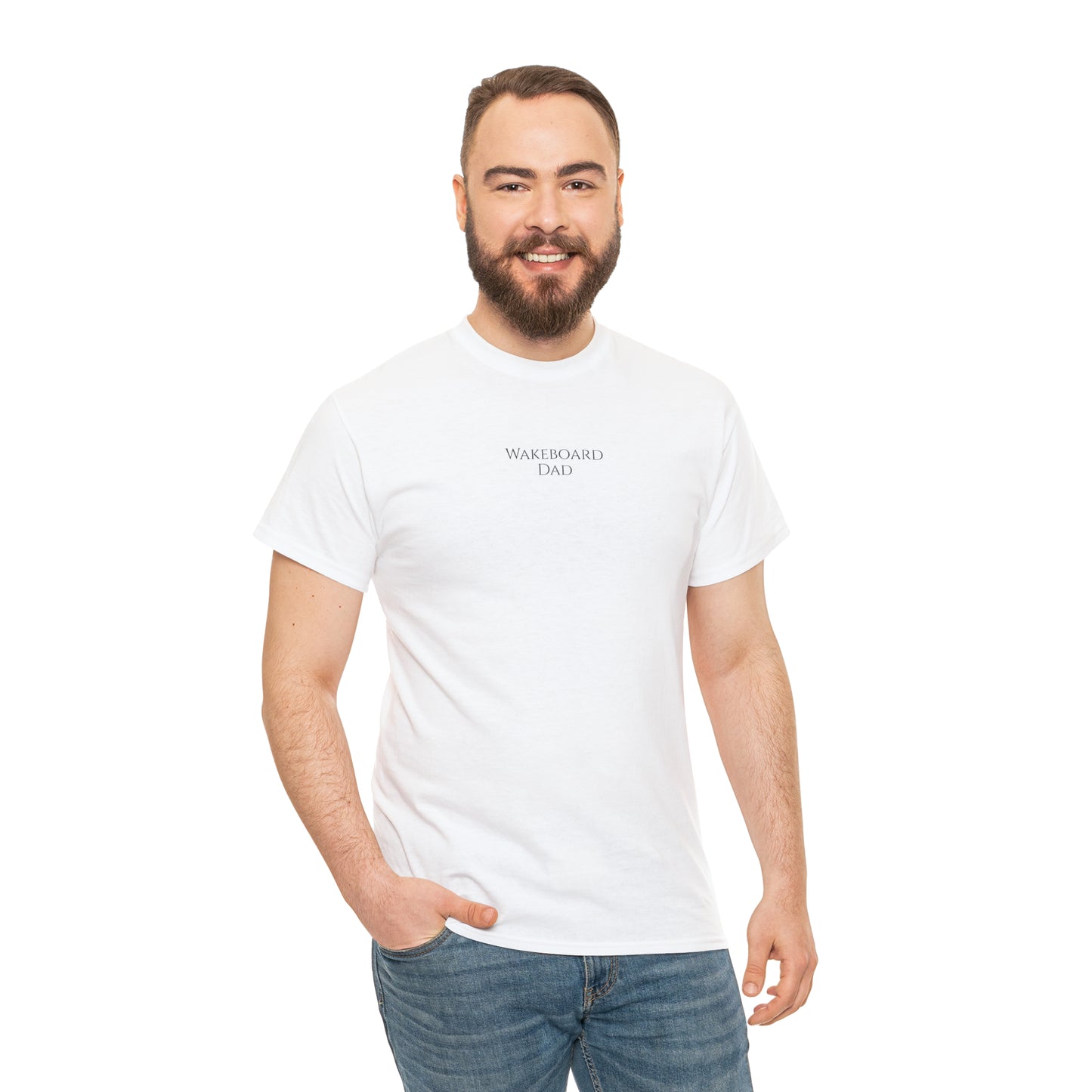 WAKEBOARD Dad - T-Shirt (black / white)