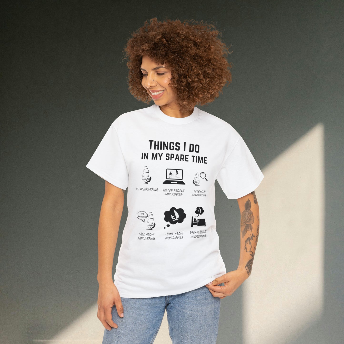 Windsurf T-Shirt - Things I do in my spare time.