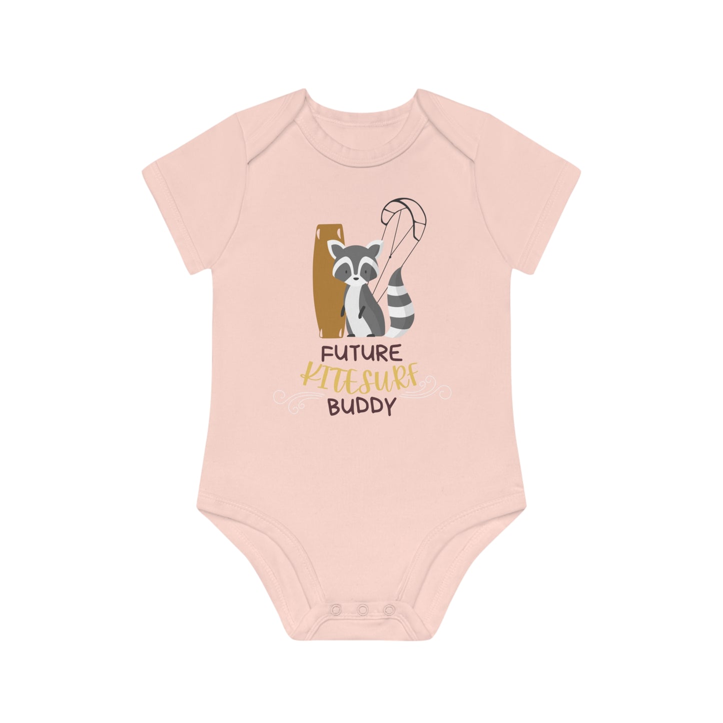 Future KITESURF buddy – baby short-sleeved bodysuit unisex