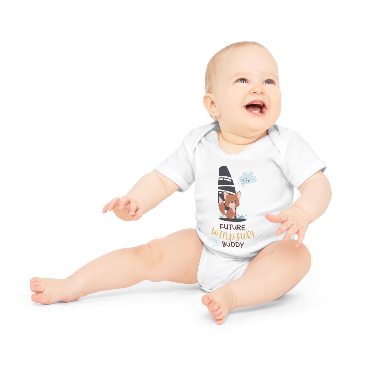 Future WINDSURF buddy – baby short-sleeved bodysuit unisex