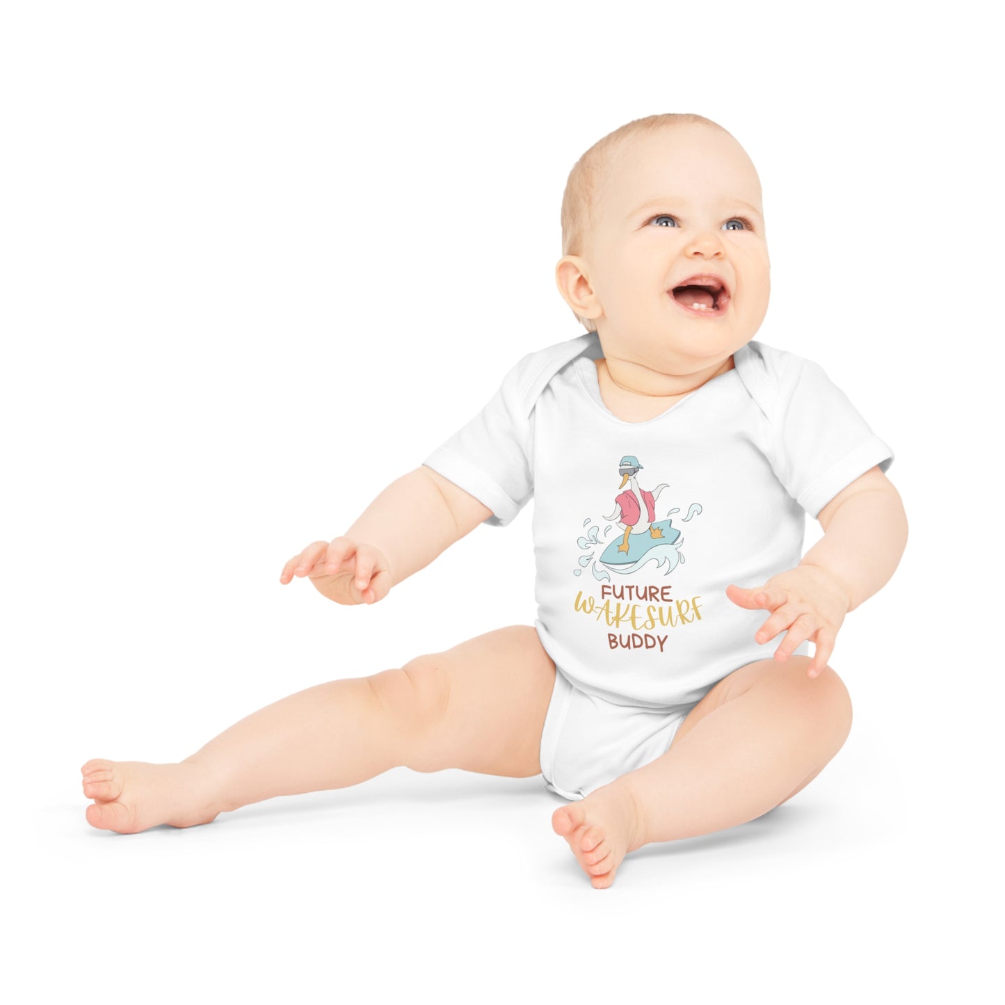 Future WAKESURF buddy – baby short-sleeved bodysuit unisex