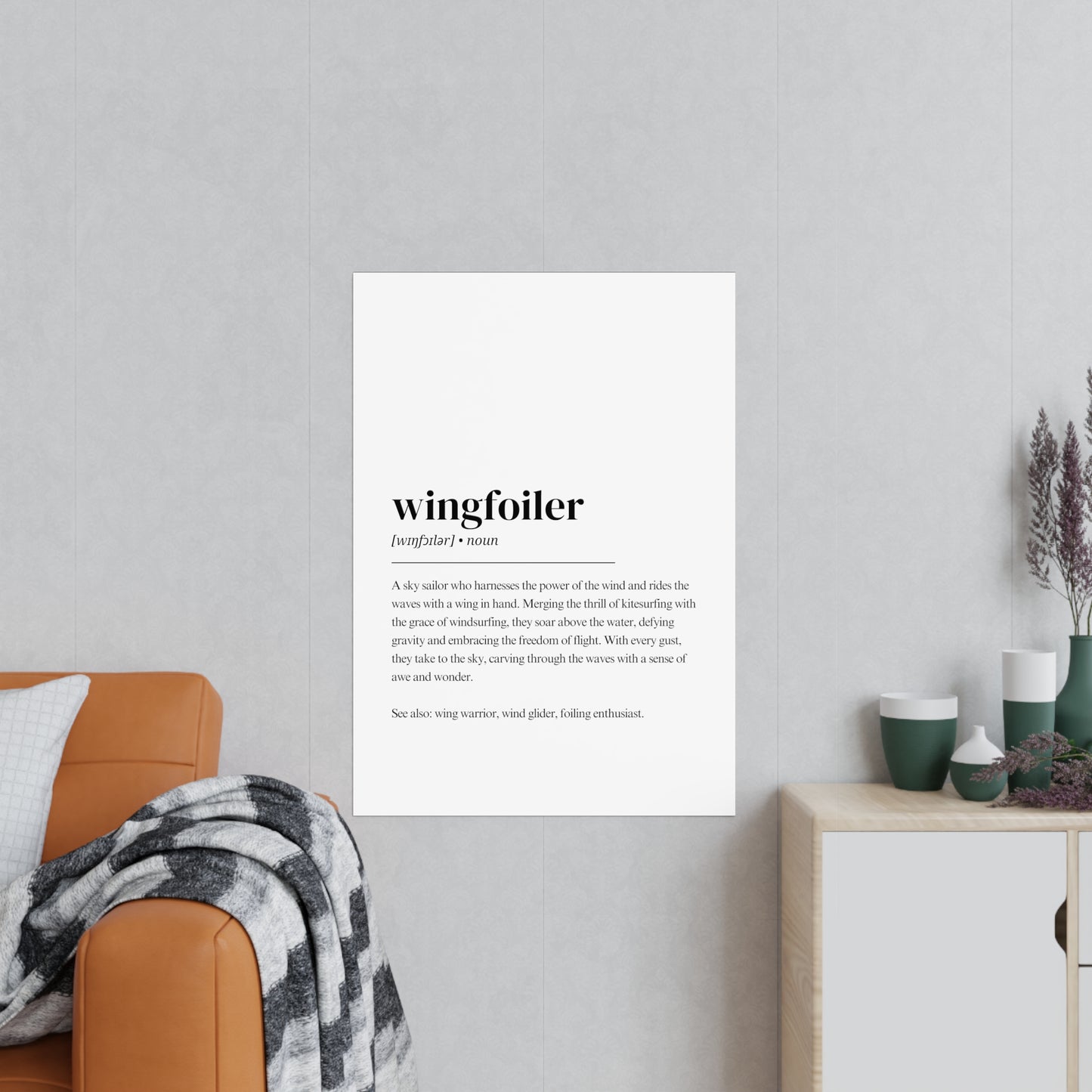 Wingfoil Poster – Wingfoiler Definition