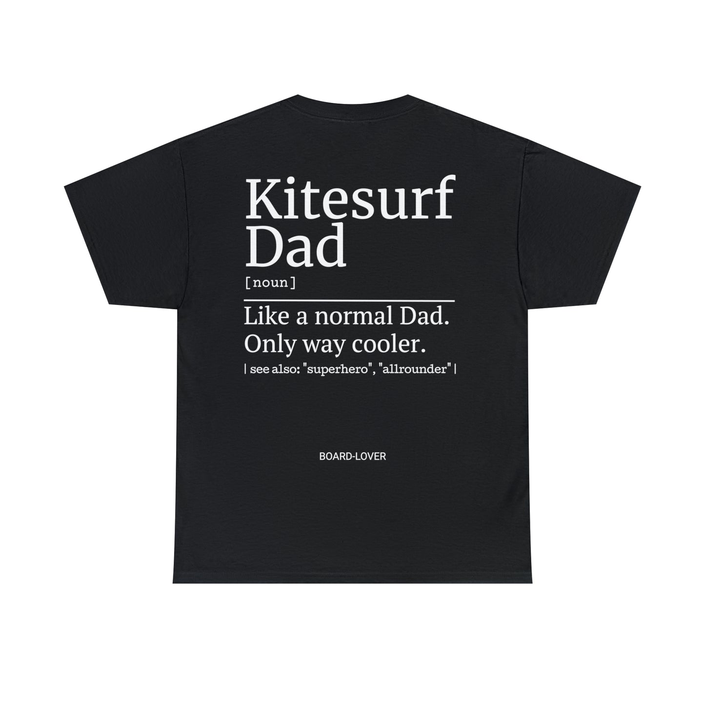 KITESURF DAD - T-Shirt (black / white)