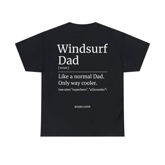 WINDSURF Dad - T-Shirt (black / white)