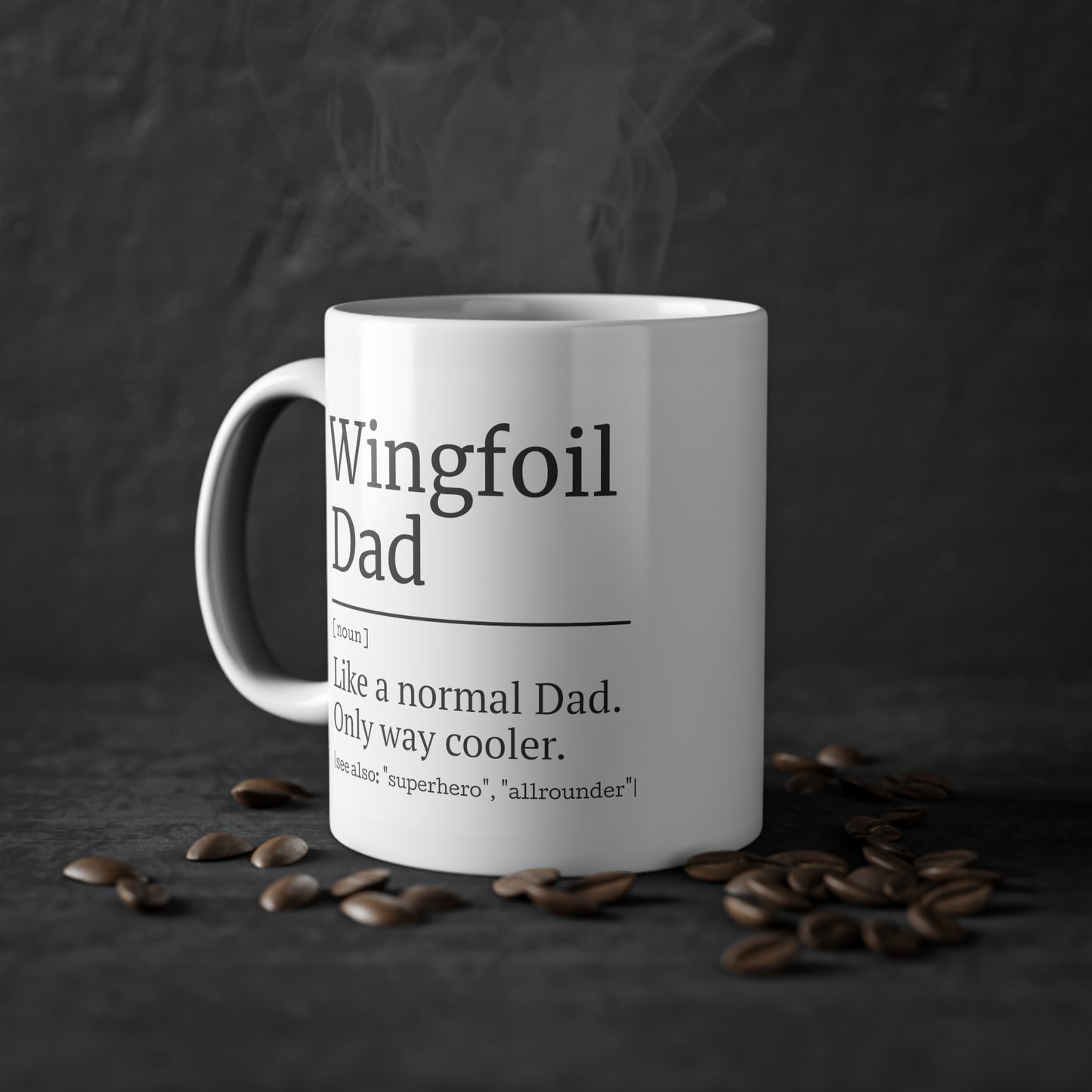 WINGFOIL Dad mug, 0.33L