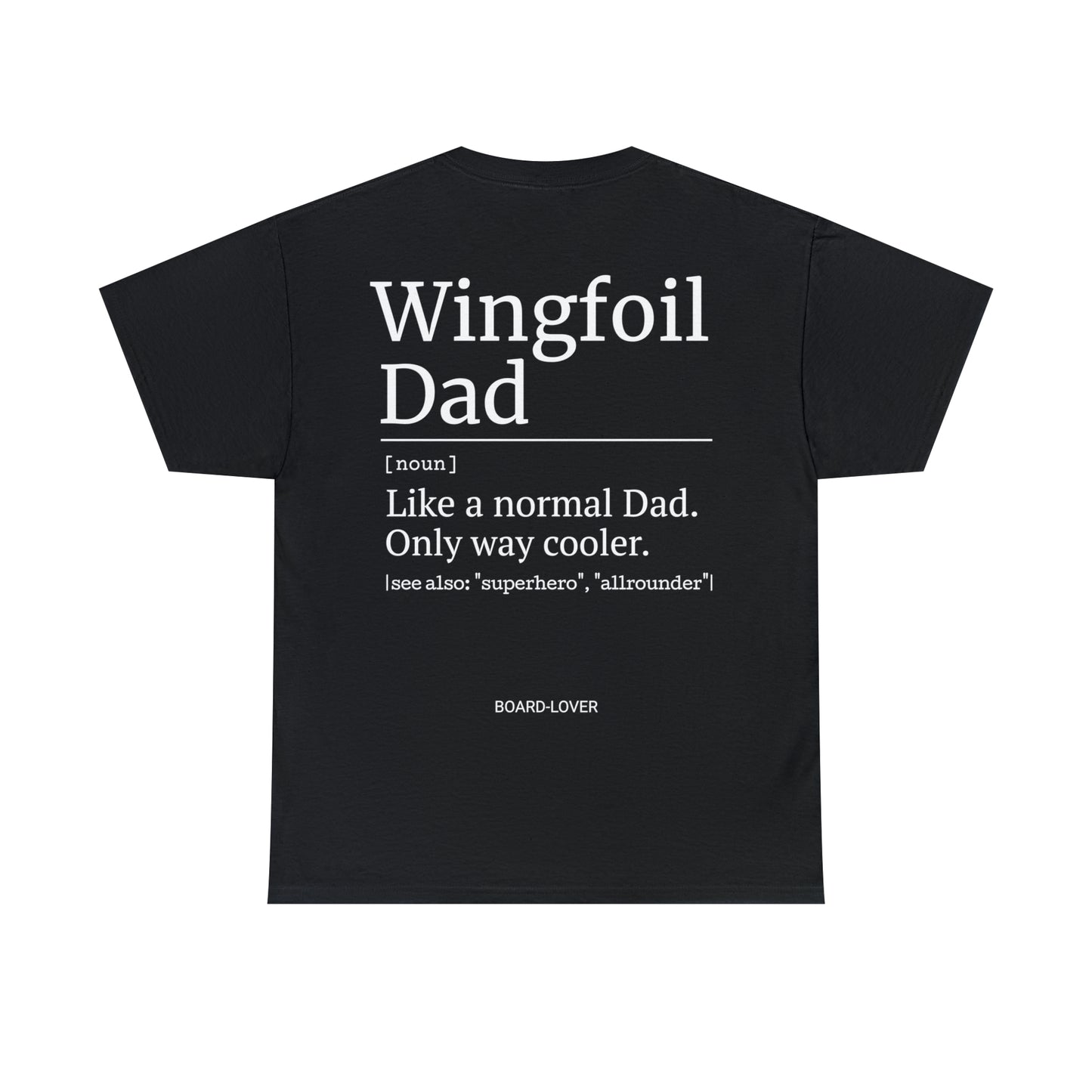 WINGFOIL Dad – T-Shirt (black/white)