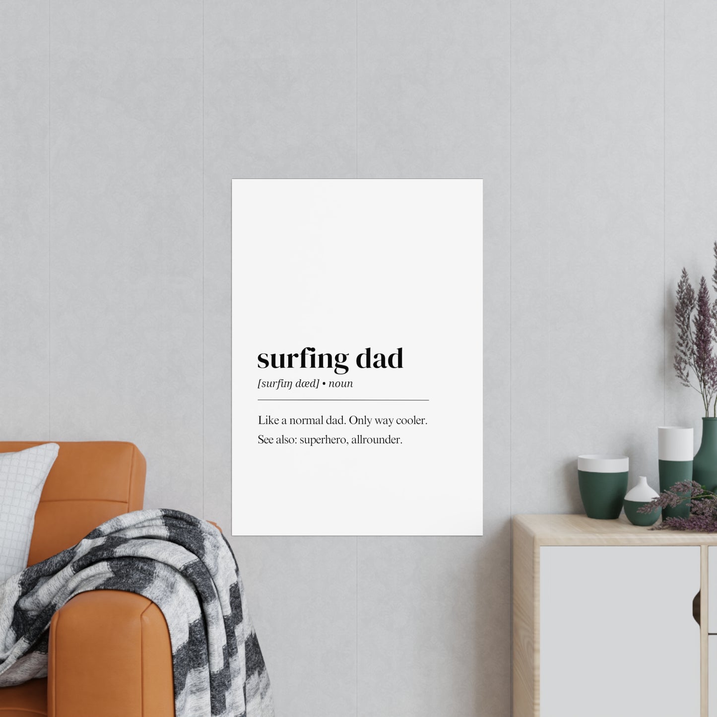 Surf Poster – Surfing Dad Definition