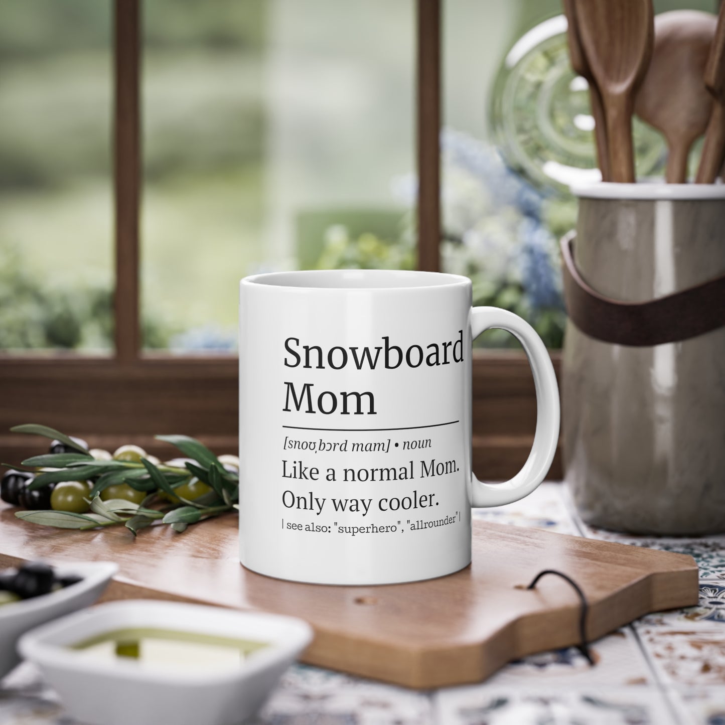 SNOWBOARD Mom Tasse – 0,33L