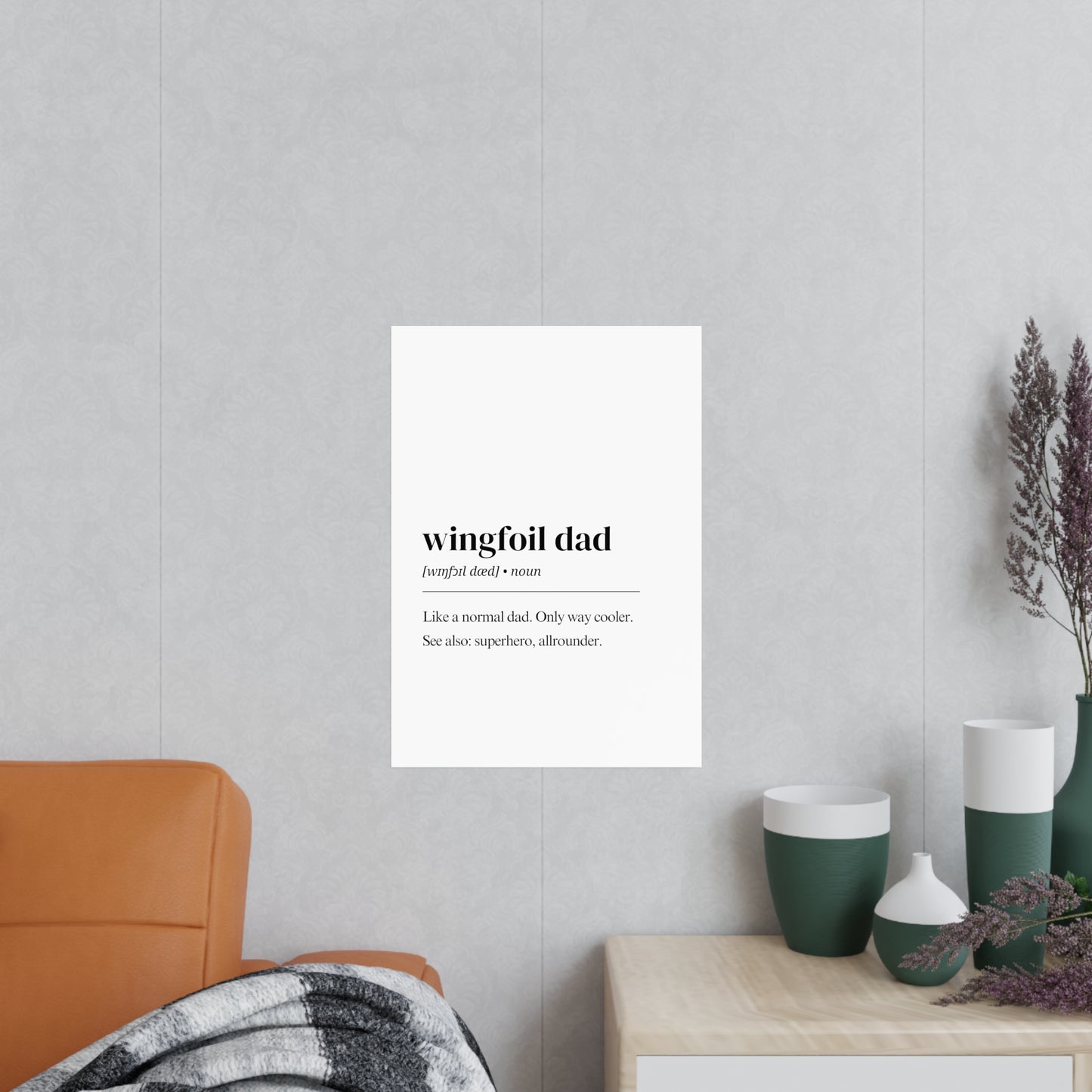 Wingfoil Poster – wingfoil Dad Definition