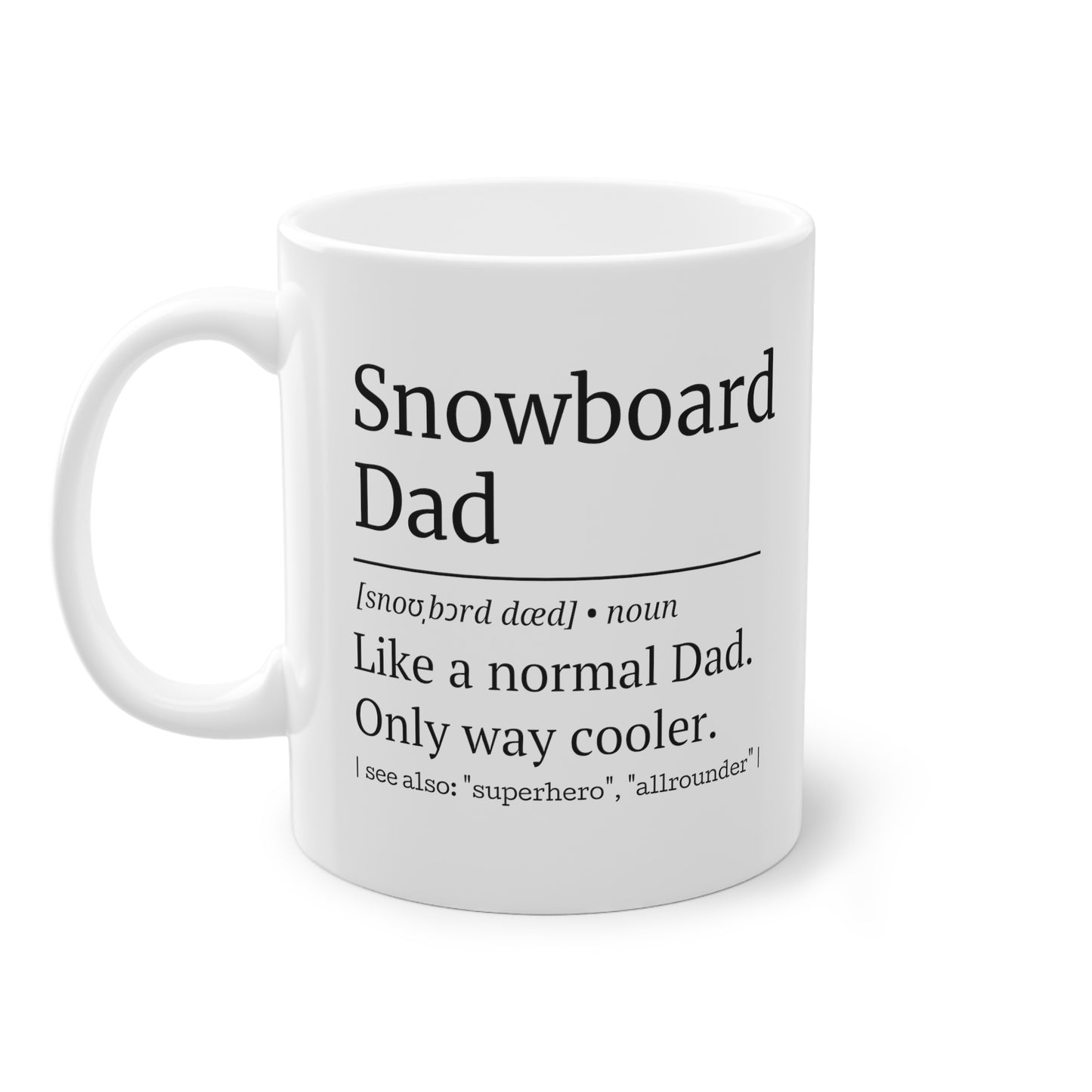 SNOWBOARD Dad Tasse – 0,33L