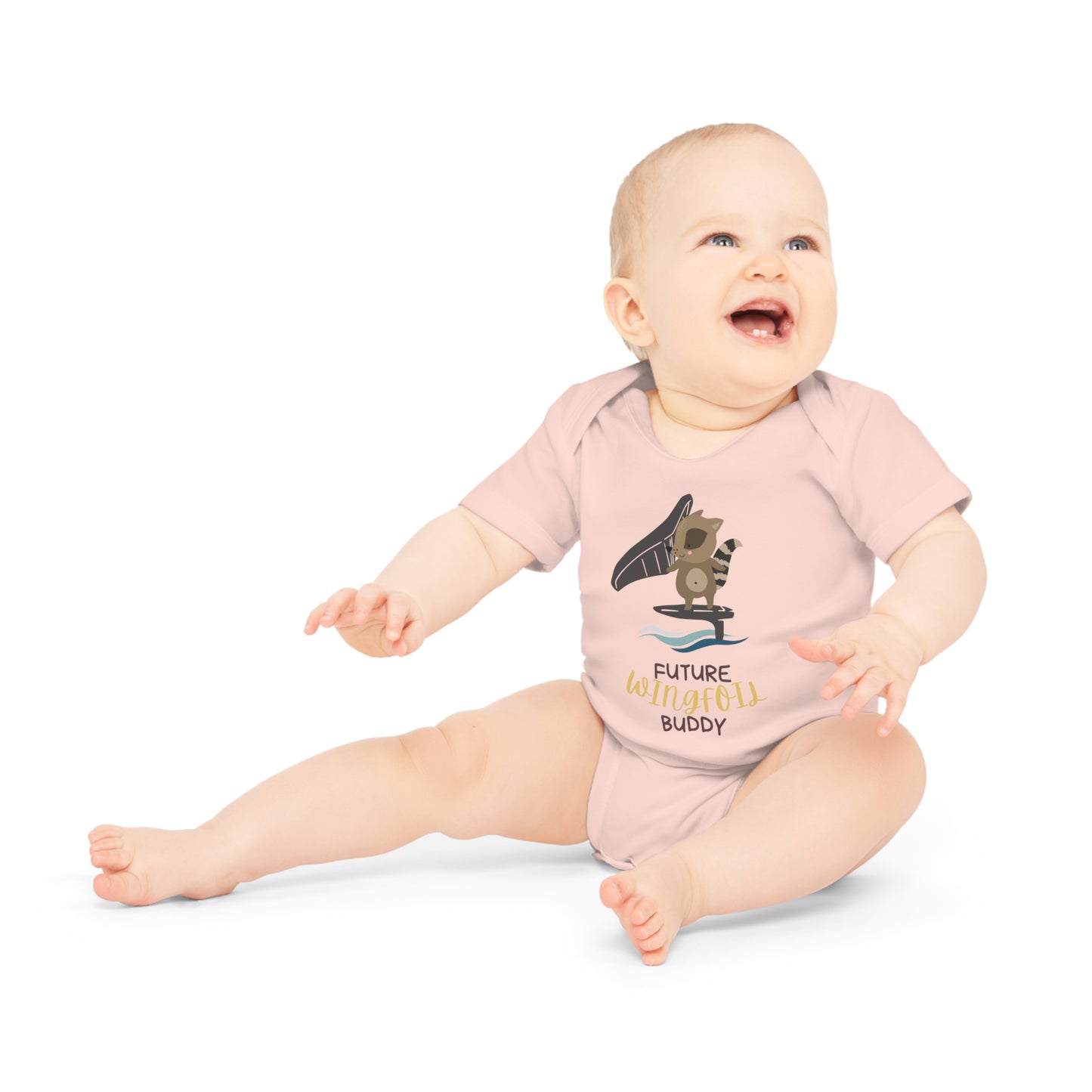 Future WINGFOIL buddy – baby short-sleeved bodysuit unisex