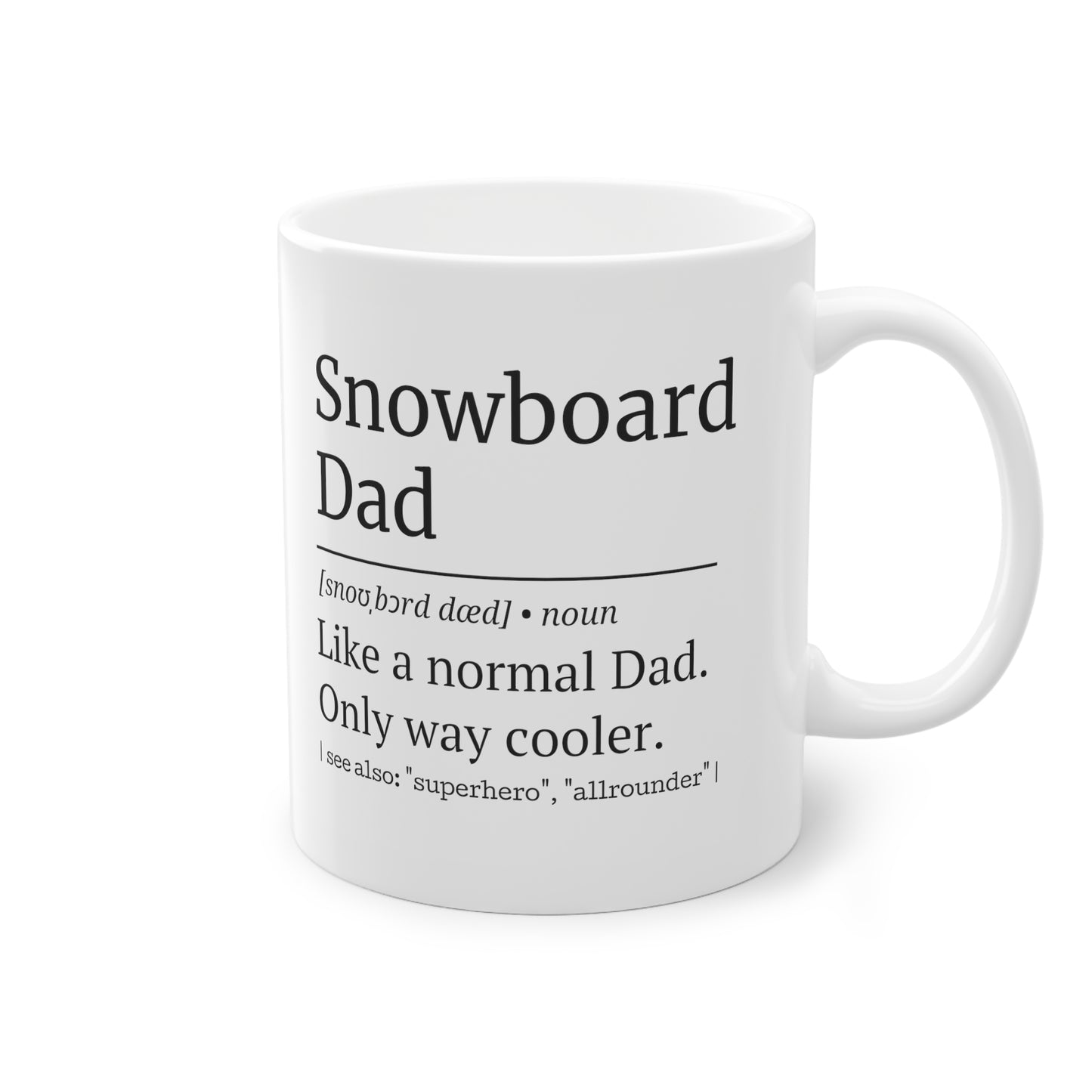 SNOWBOARD Dad Tasse – 0,33L