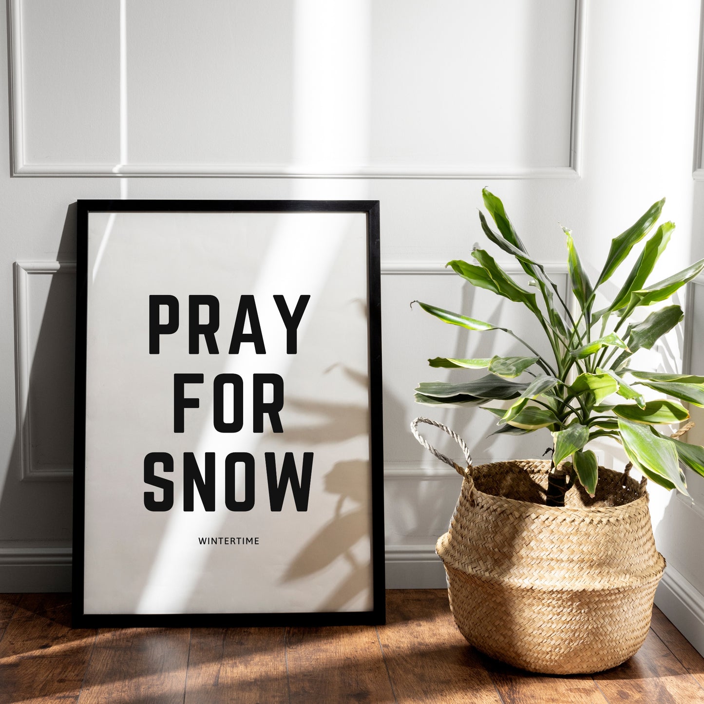 Pray for Snow Poster