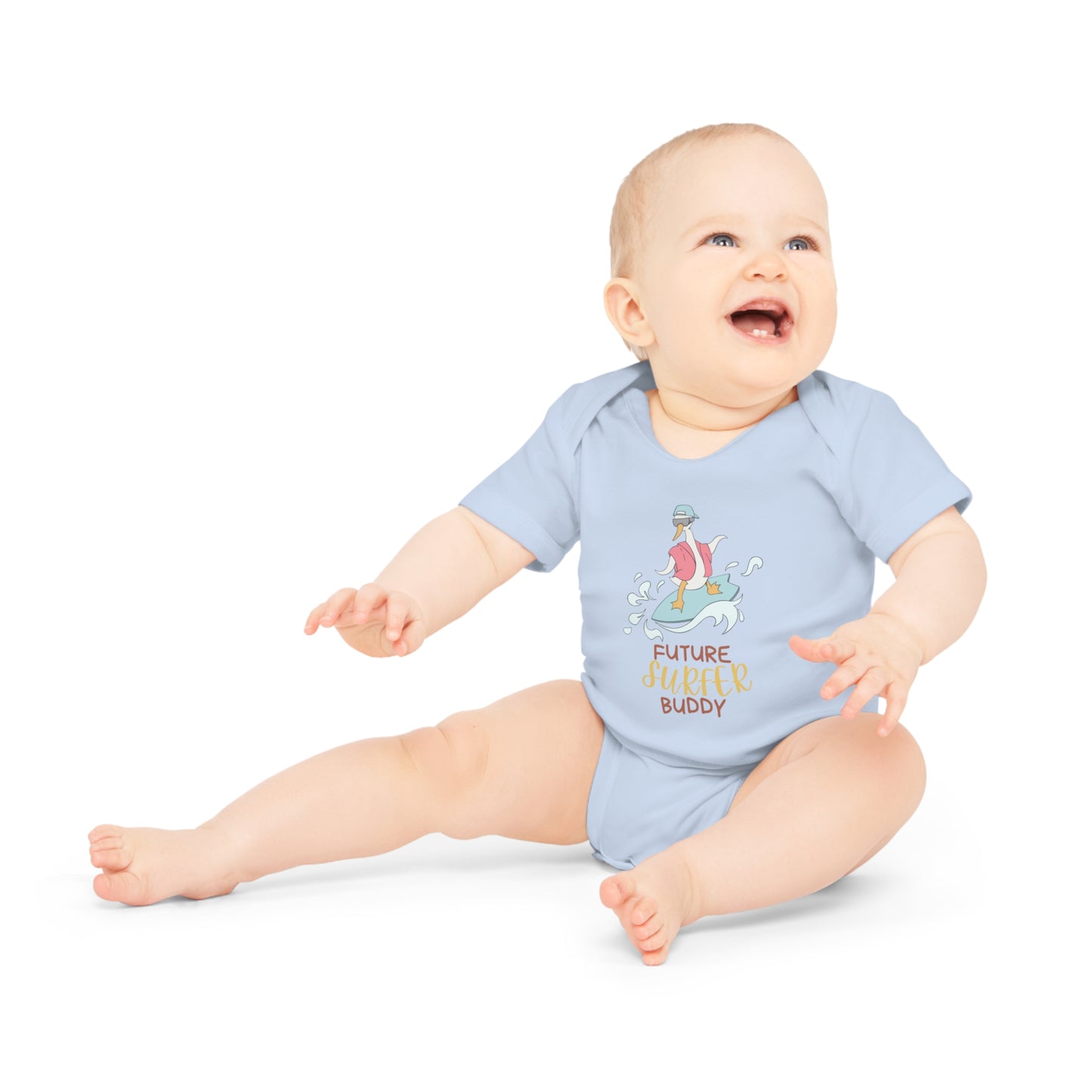 Future SURFER buddy – baby short-sleeved bodysuit unisex