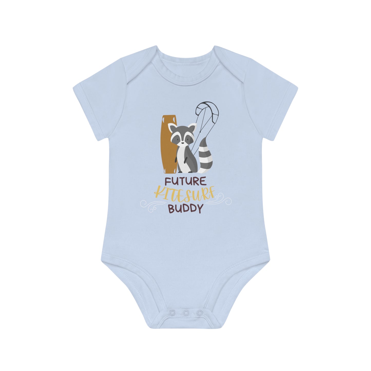 Future KITESURF buddy – baby short-sleeved bodysuit unisex