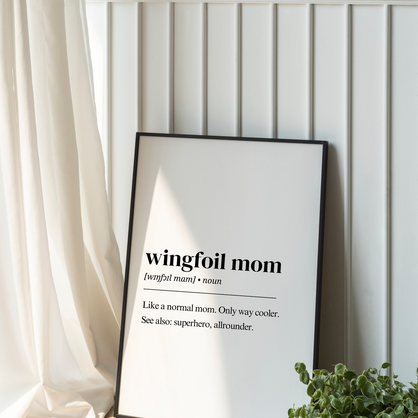 Wingfoil Poster – wingfoil Mom Definition