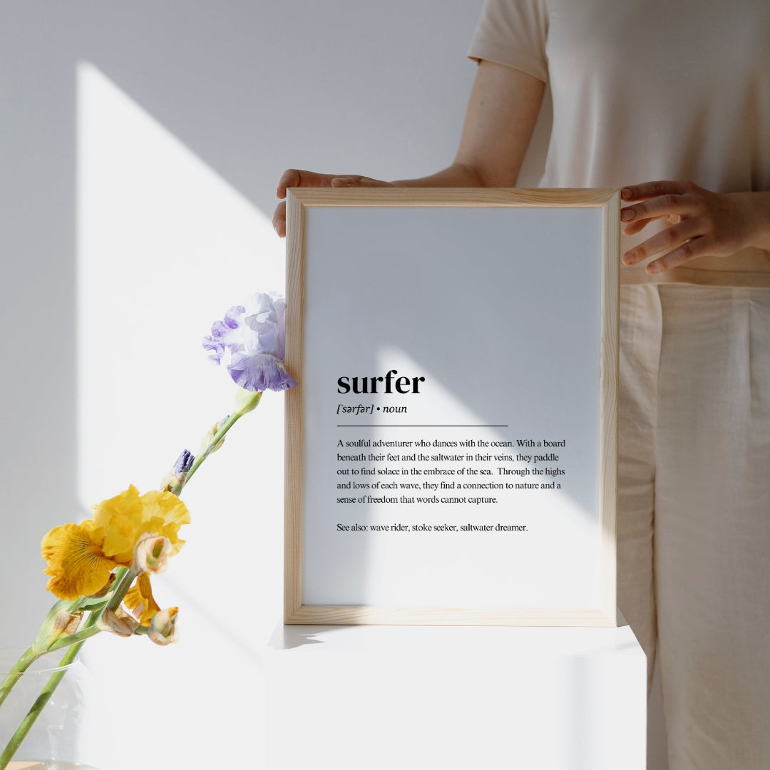 Surf Poster – Surfer Definition