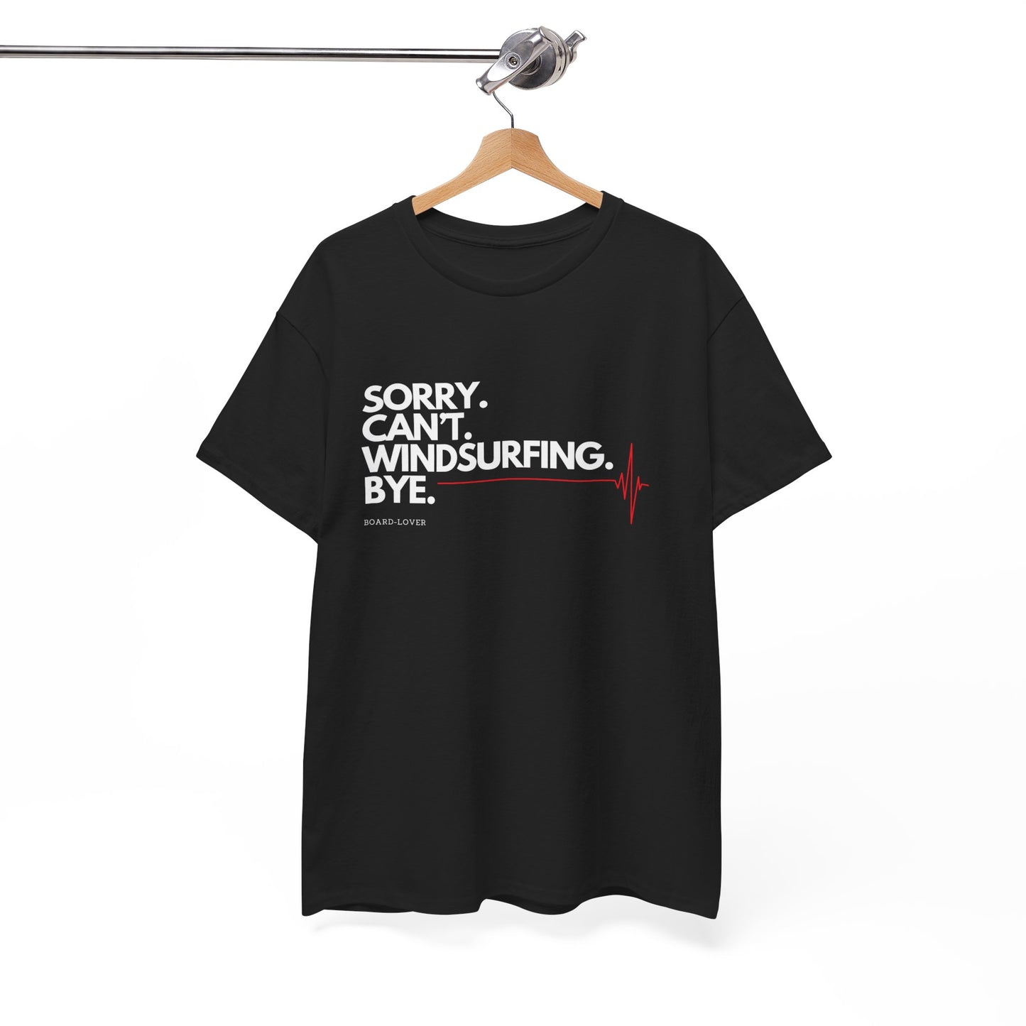 Windsurf T-Shirt mit lustigem Spruch: Sorry. Can't. Windsurfing. Bye