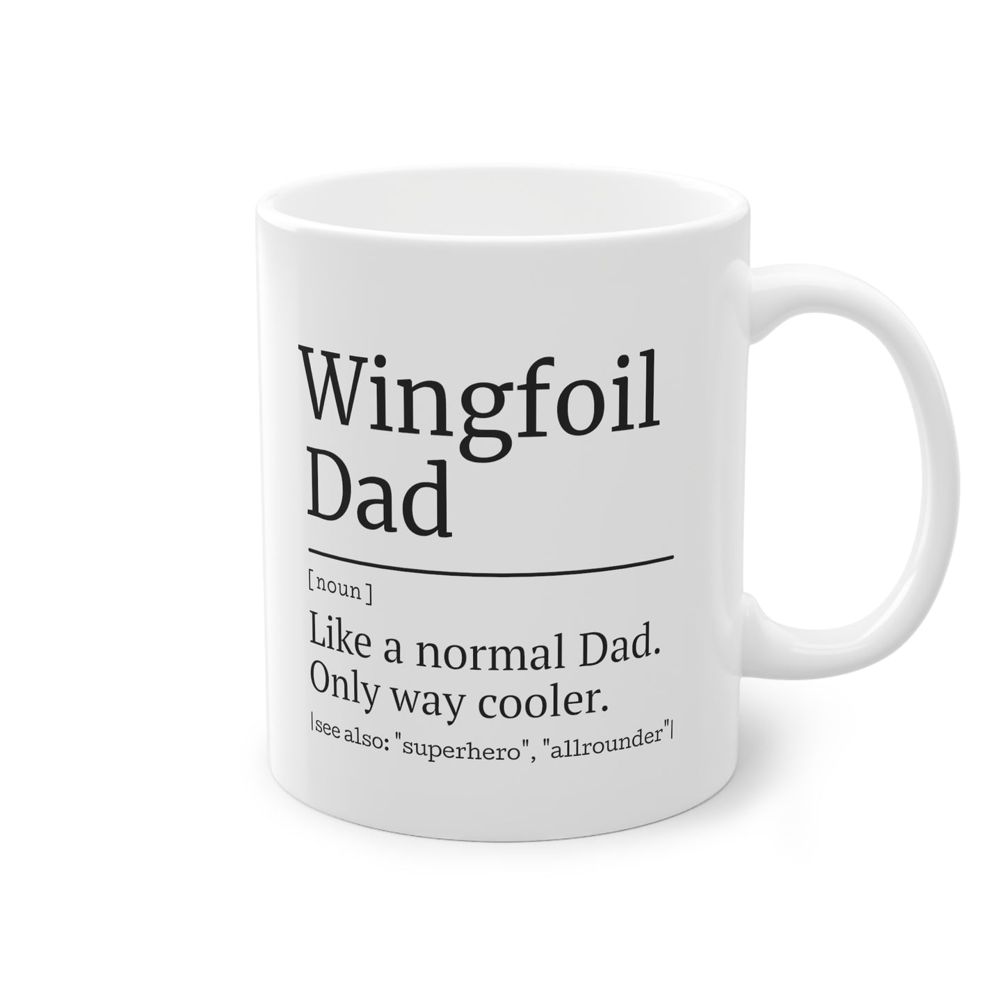 WINGFOIL Dad mug, 0.33L