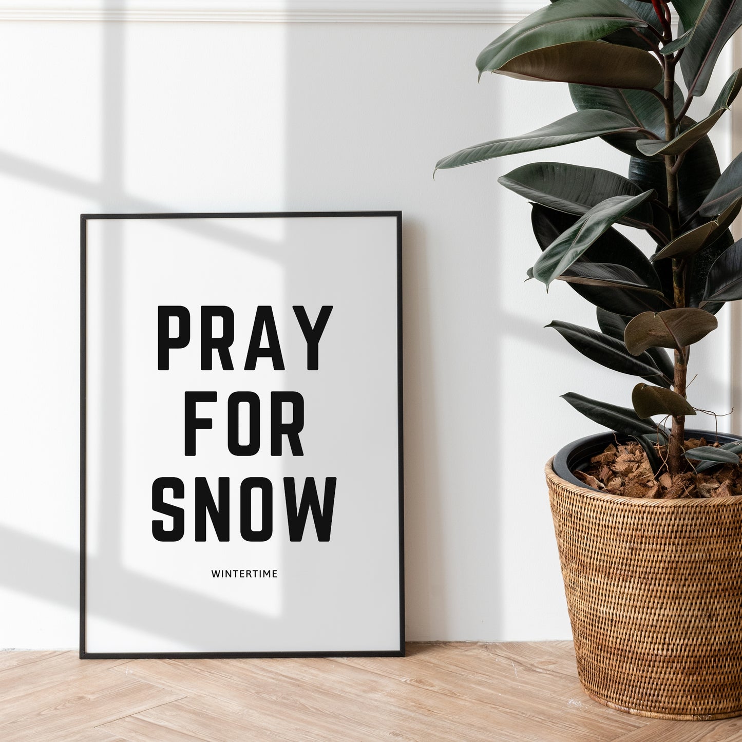 Pray for Snow Poster