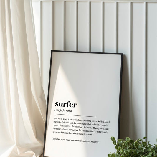 Surf Poster – Surfer Definition