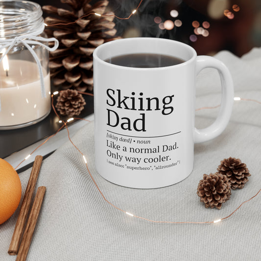 Skiing Dad Tasse – Ski Geschenk Papa