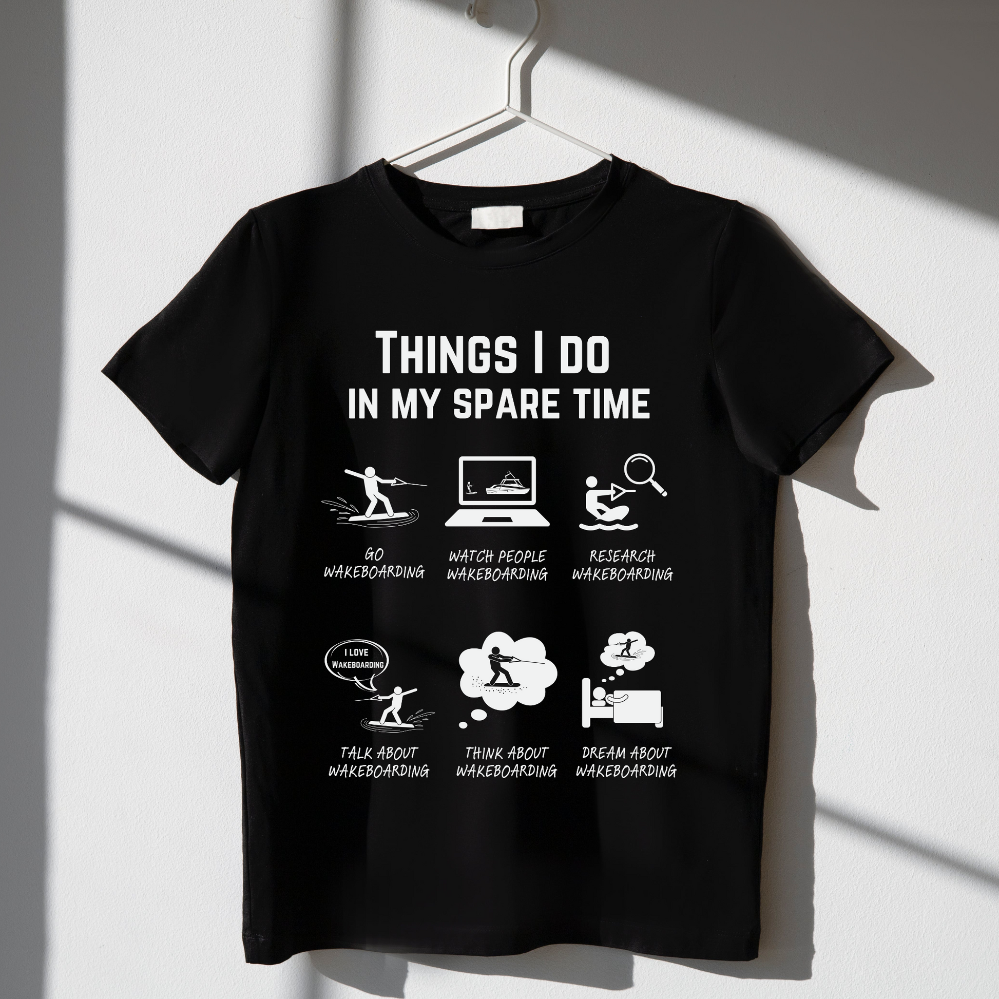 wakeboard T-shirt – Things I do in my spare time