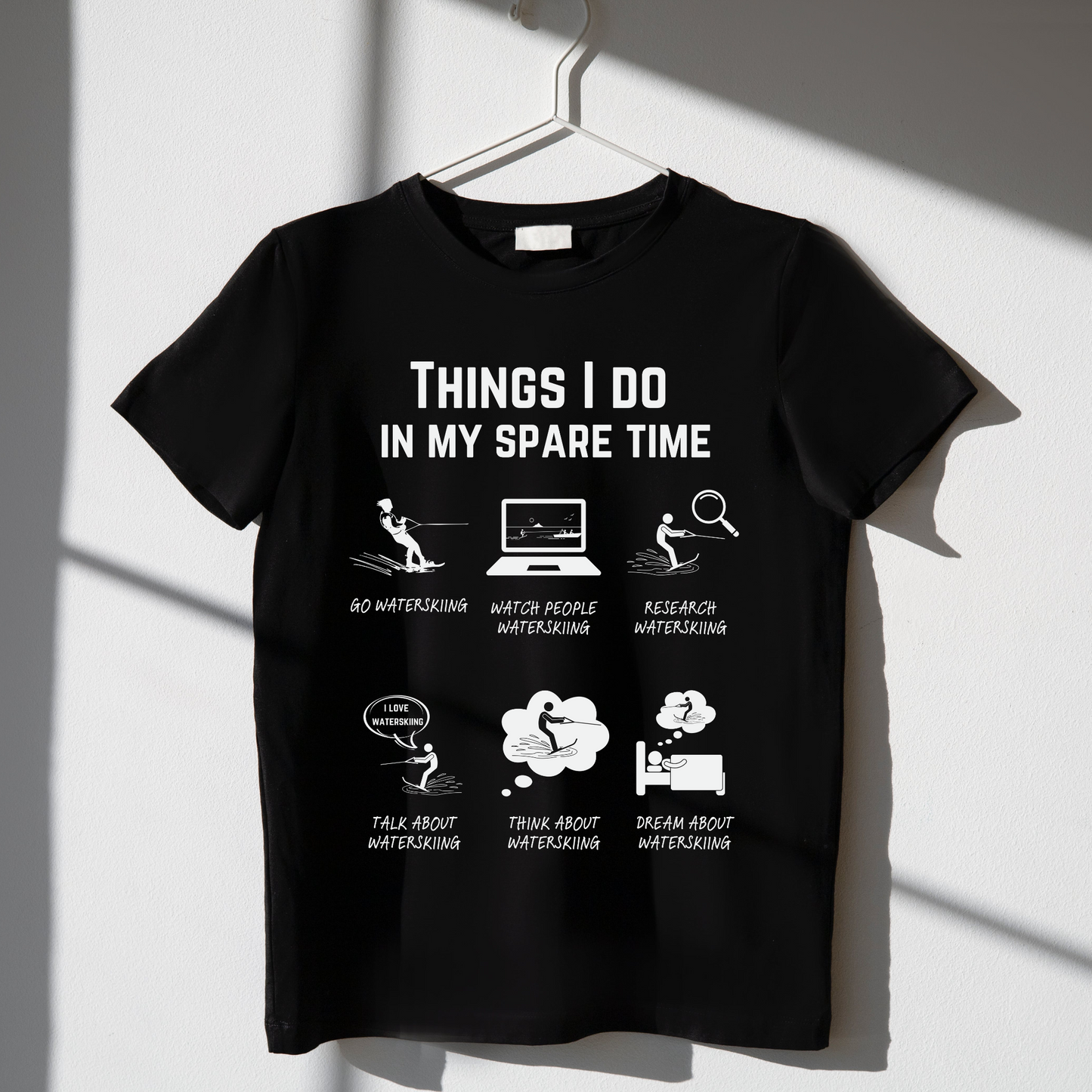 Wasserski T-shirt – Things I do in my spare time