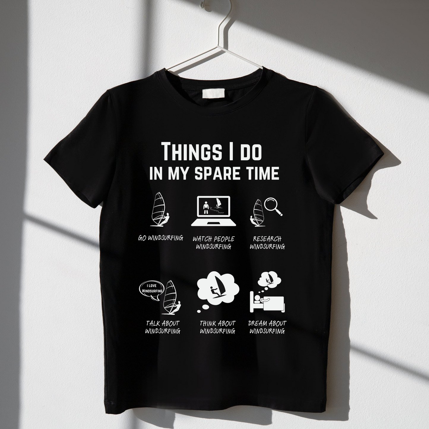 Windsurf T-shirt – Things i do in my spare time