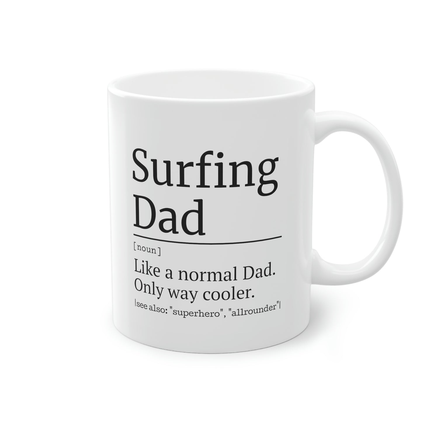 SURFING Dad Mug, 0.33L