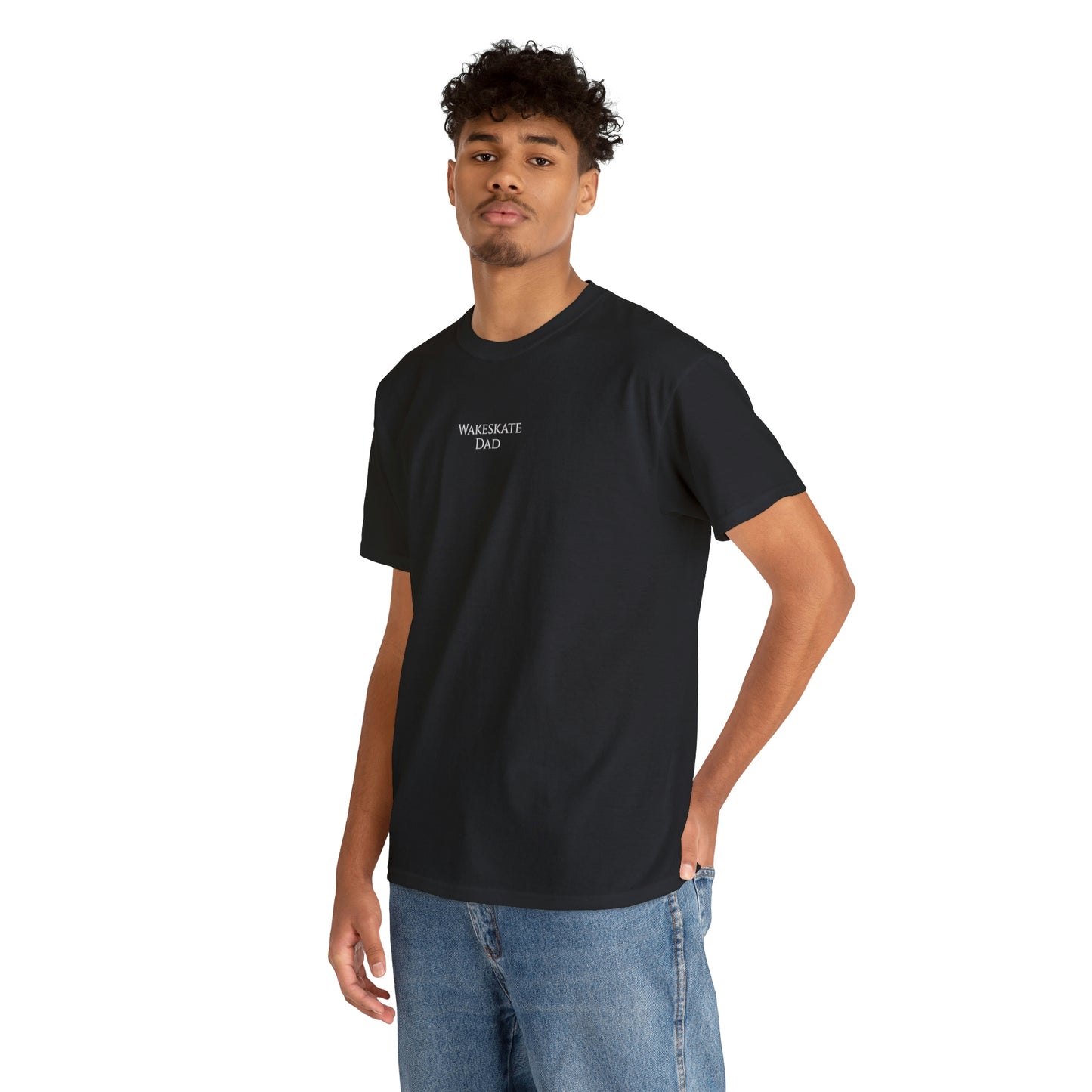 WAKESKATE DAD – T-Shirt (black / white)