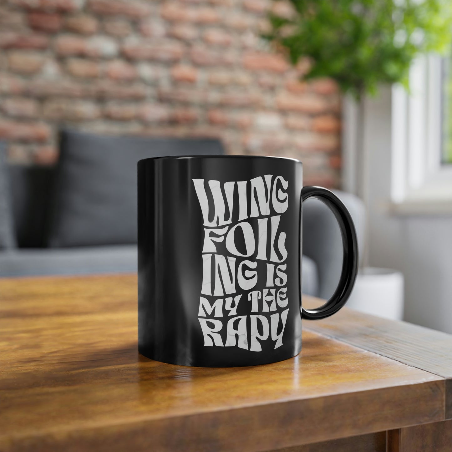 WINGFOILING is my Therapy - mug. 0.33L