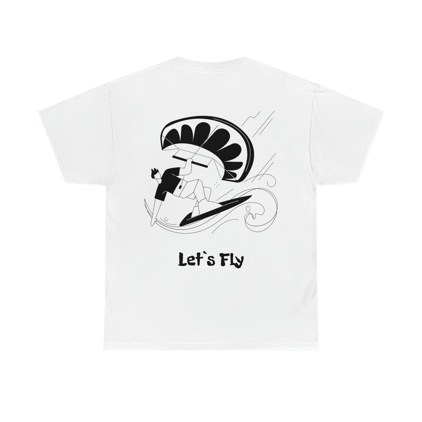 Kitesurf T-Shirt - Let's Fly - Baumwolle