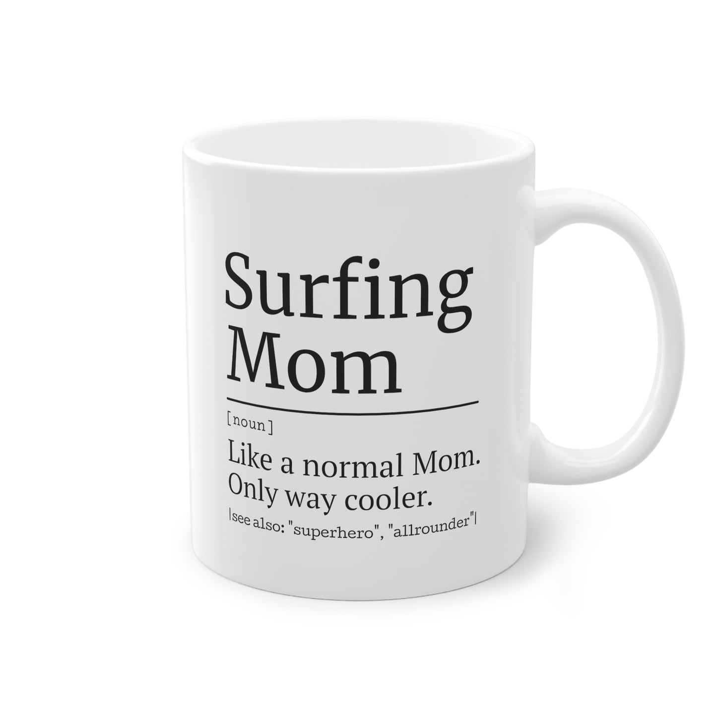 SURFING Mom mug, 0.33L