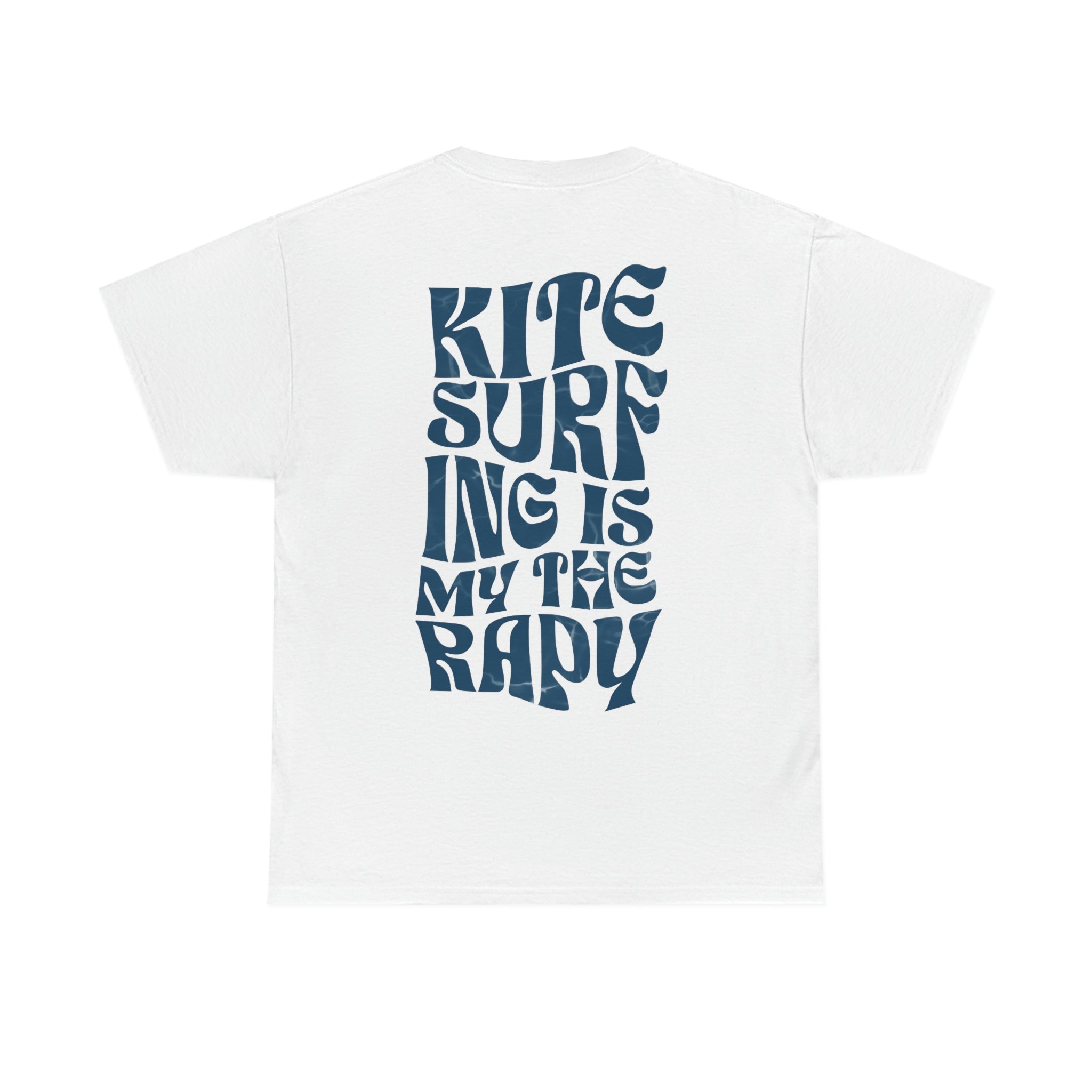 Unisex T shirt KITESURFING is my therapy BOARD LOVER